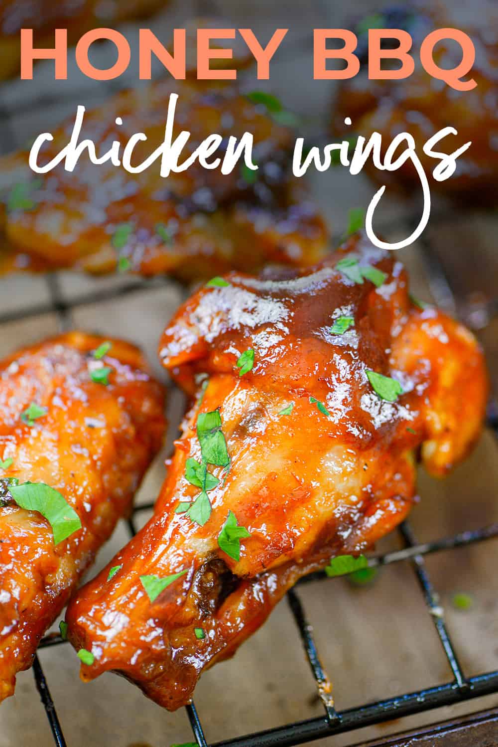 Honey BBQ Chicken Wings Recipe | Buns In My Oven