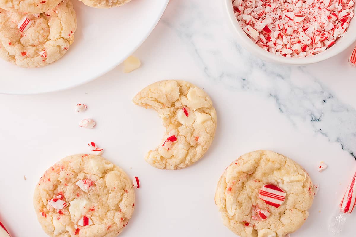 White Chocolate Peppermint Cookies - The Soccer Mom Blog