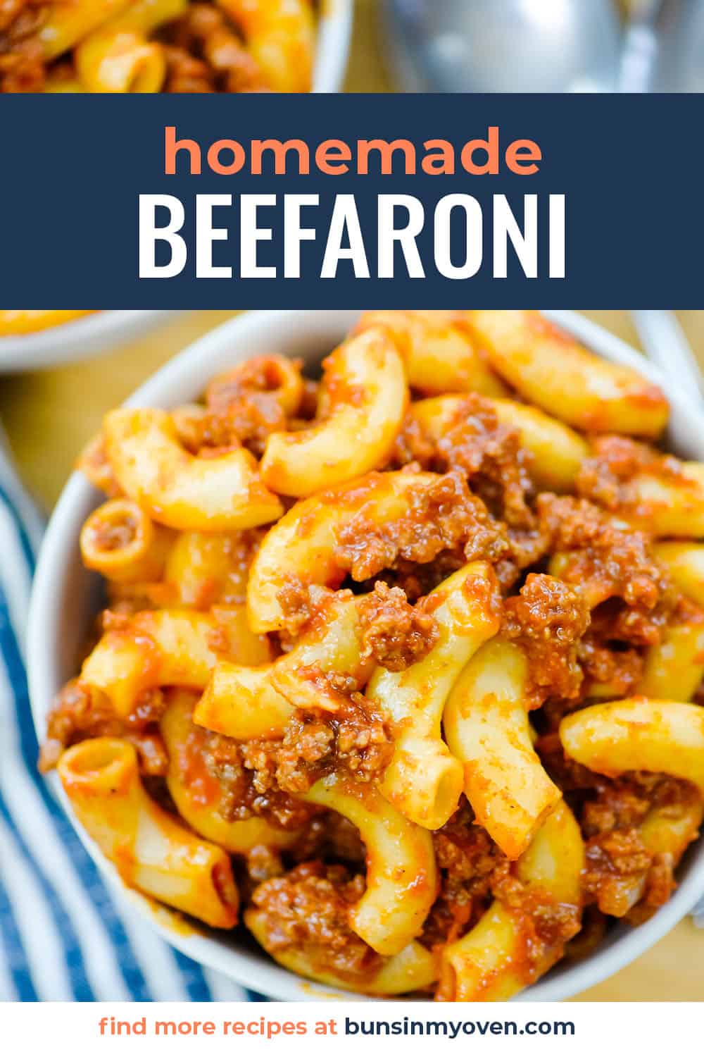 Homemade Beefaroni Recipe | Buns In My Oven