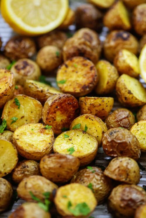 Greek Roasted Potatoes | Buns In My Oven