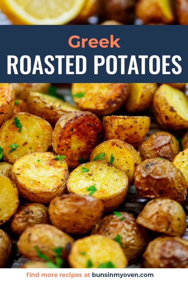 Greek Roasted Potatoes | Buns In My Oven
