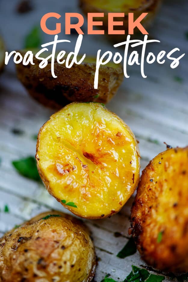 Greek Roasted Potatoes | Buns In My Oven