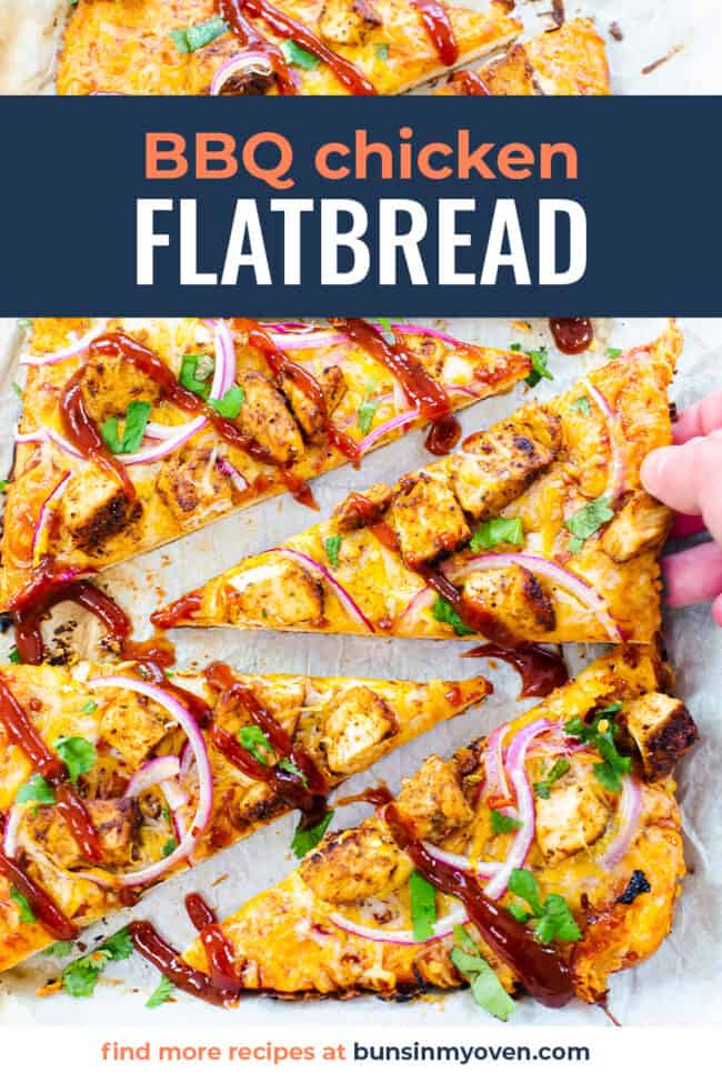 BBQ Chicken Flatbread Pizza | That Low Carb Life