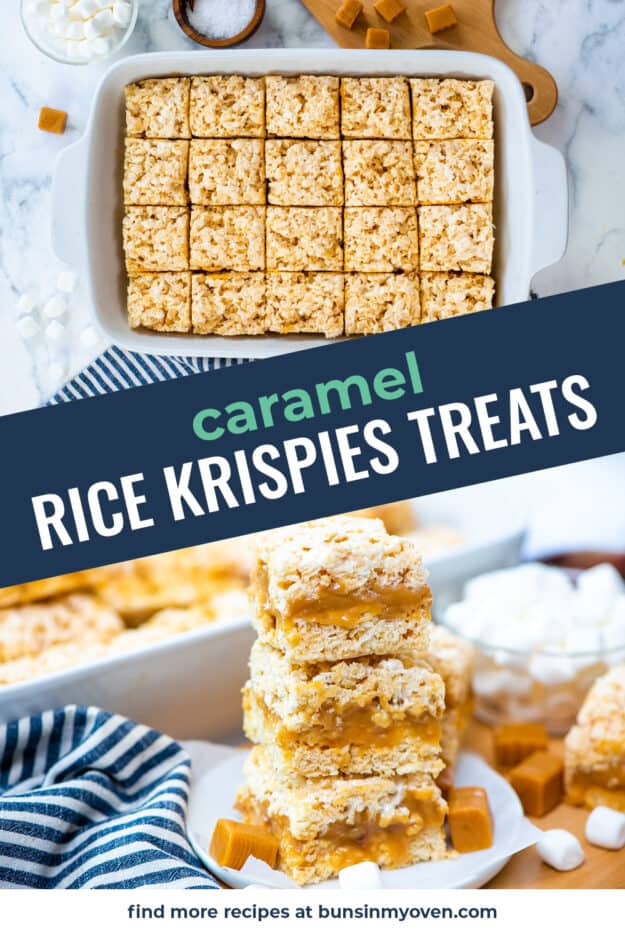 Caramel Rice Krispies Treats | Buns In My Oven