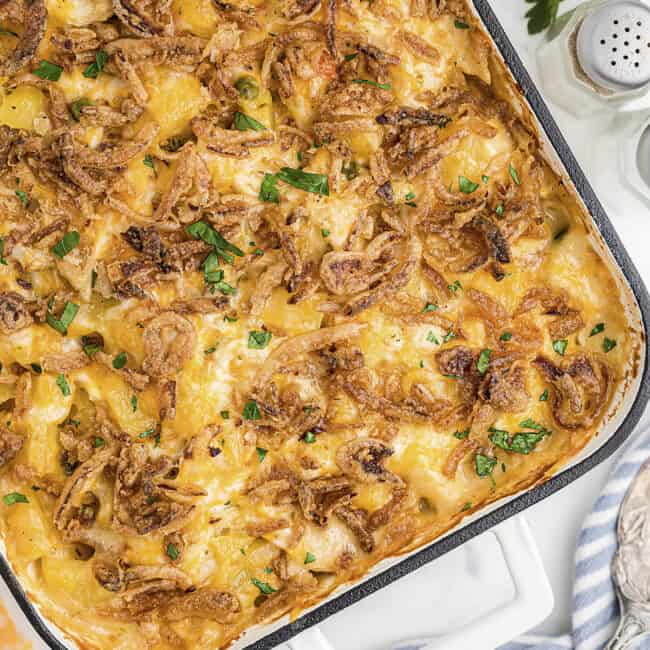 Dorito Casserole - a cheesy casserole the family goes crazy over!