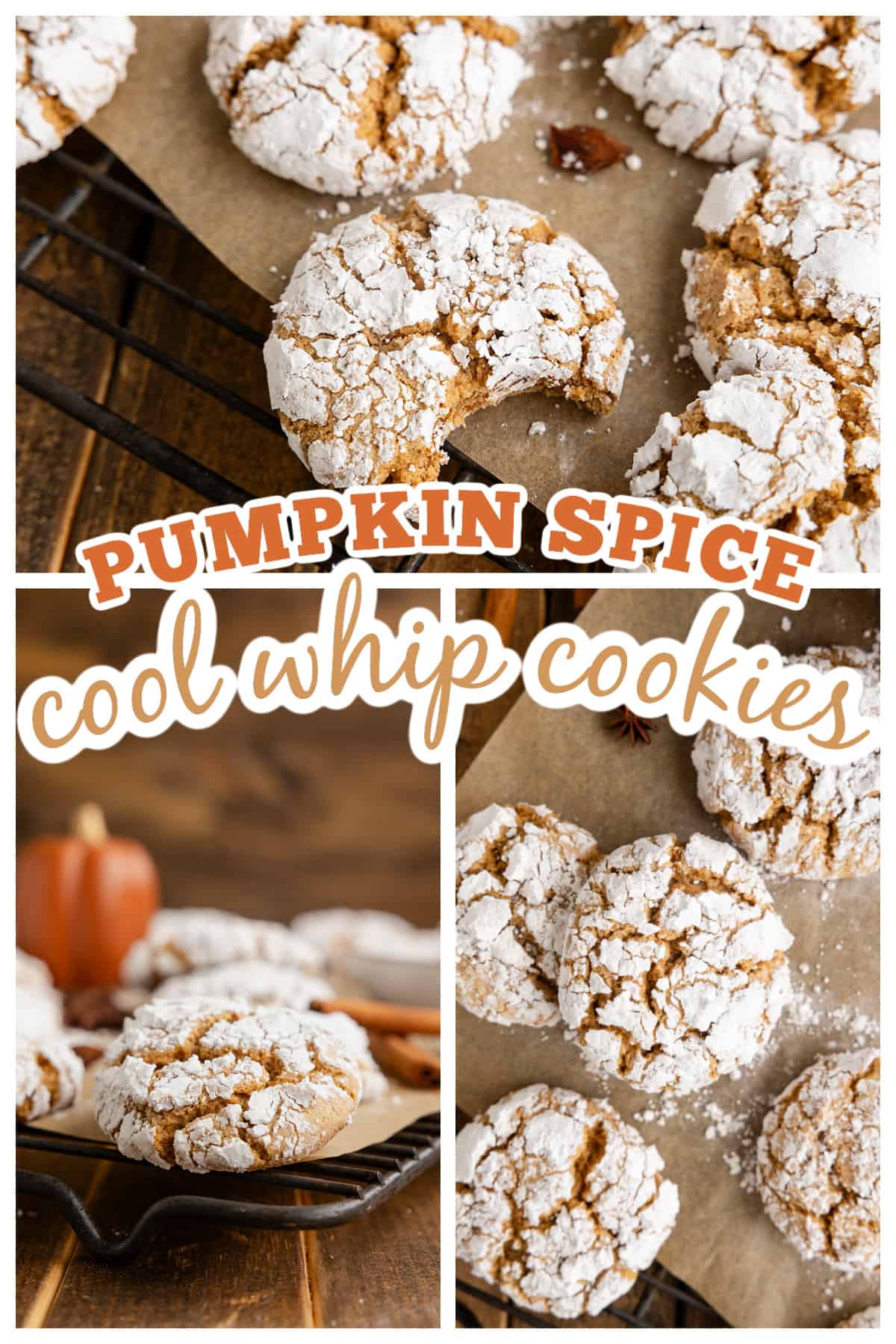 Pumpkin Spice Cool Whip Cookies 