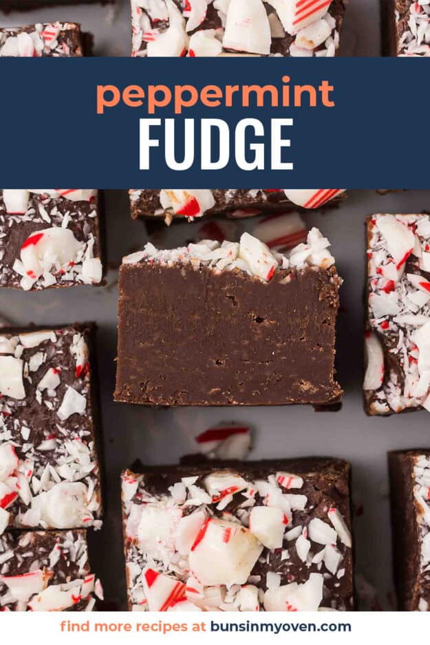 Peppermint Fudge Recipe | Buns In My Oven