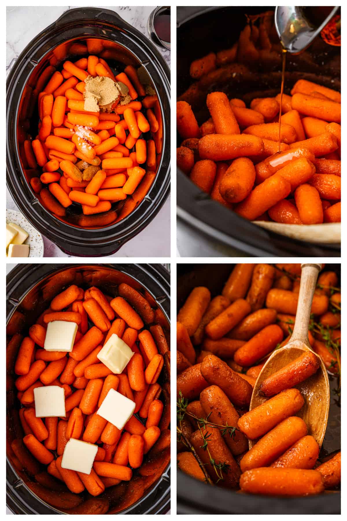 Crockpot Glazed Carrots Recipe - Evolving Table