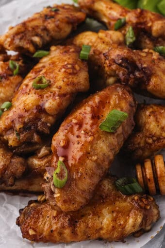 Air Fryer Hot Honey Wings Recipe | Buns In My Oven