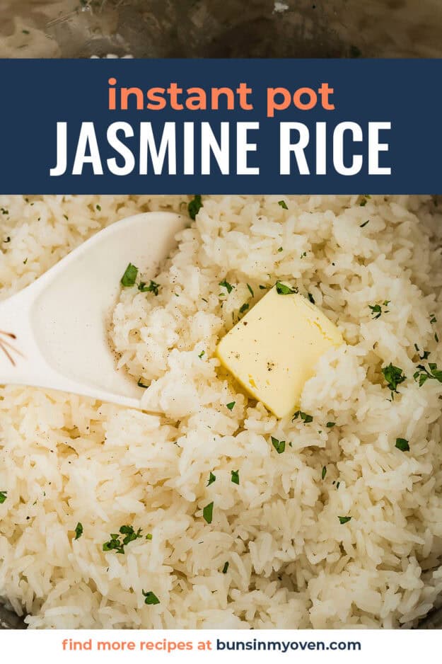 Jasmine rice in Instant Pot.