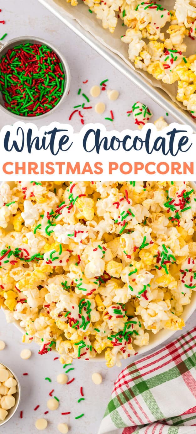 Christmas popcorn recipe.